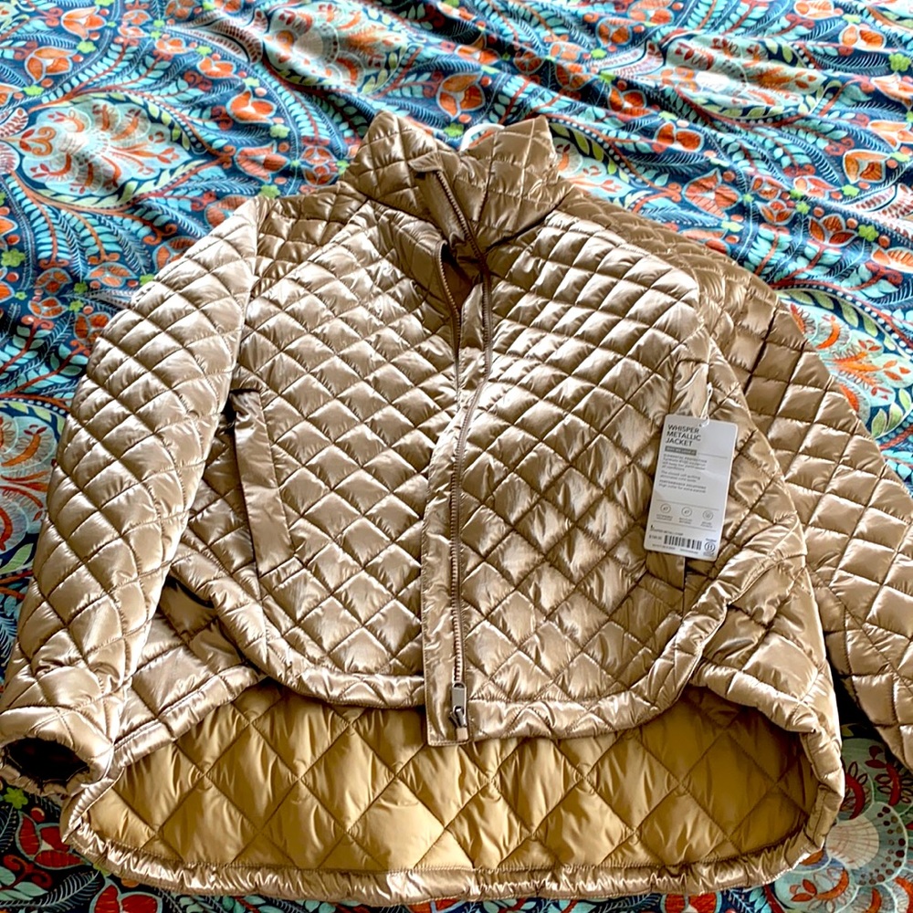 ATHLETA Whisper metallic jacket